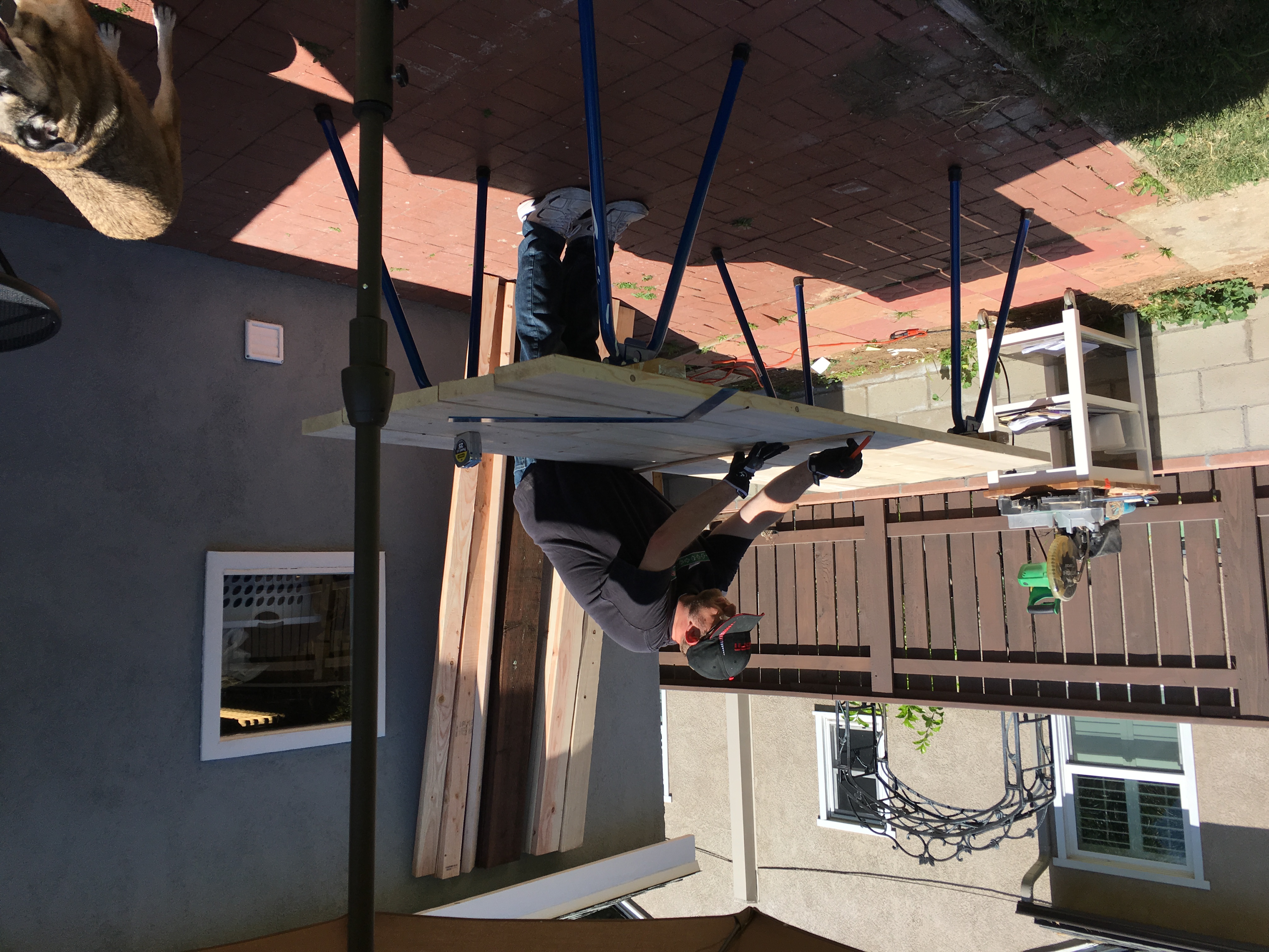 Step 1 — measuring supports