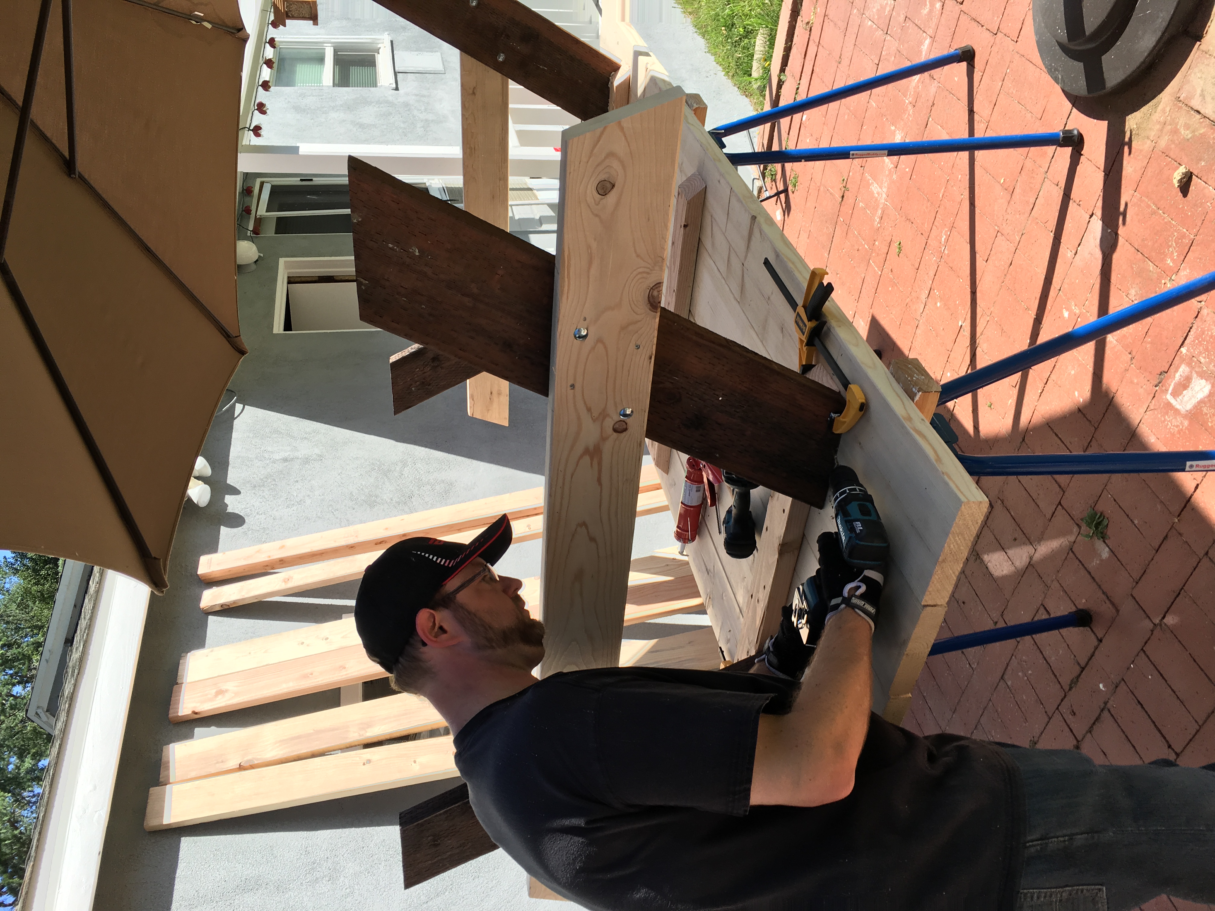 Step 7 — securing the base